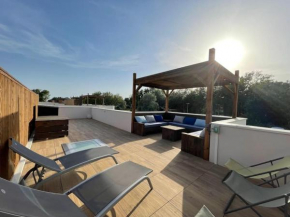 Belle villa climatisee 6 pers proche plage solarium piscine - V0755
